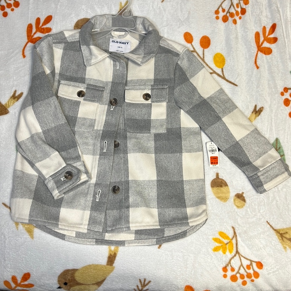 NWT Girls Old Navy Shirt/Shaket Size Small 6/7 Bundle and Save or MAKE AN OFFER